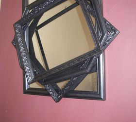 got a mirror and some frames look what you can make, chalk paint, crafts, repurposing upcycling, wall decor