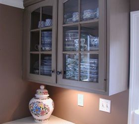 antointette s kitchen cabinet transformation with glazing, kitchen cabinets, kitchen design, kitchen island, painting, AFTER PAINTED AND GLAZED