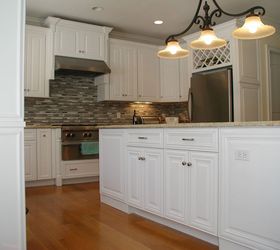 victoria s kitchen cabinet painting transformation, kitchen cabinets, kitchen design, kitchen island, painting, AFTER