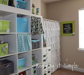 craft room reveal with decor ideas and craft supplies storage ideas, craft rooms, crafts, organizing, storage ideas