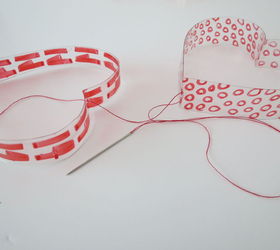 how to make a hearts mobile with plastic bottles, crafts, repurposing upcycling, seasonal holiday decor, valentines day ideas