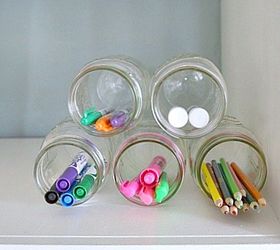 10 minute organization idea using mason jars, mason jars, organizing