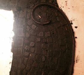 a diy mosaic mirror that only looks expensive, crafts, wall decor, Fourth step