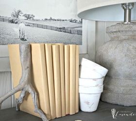polished farmhouse family room, home decor, painting, rustic furniture