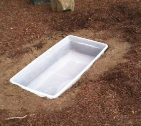 garden water feature under 30, diy, landscape, ponds water features