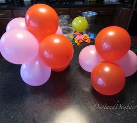 easy balloon topiaries, crafts, how to