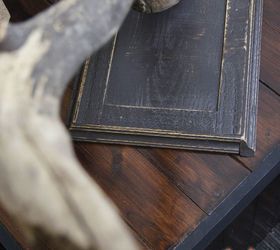 framed driftwood hung on the wall like an antler, crafts, living room ideas, wall decor