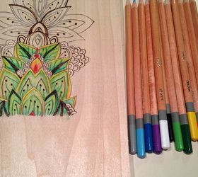 coloring book patterns on wood, crafts, woodworking projects, What are you inspired to create