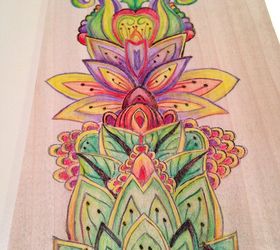 coloring book patterns on wood, crafts, woodworking projects