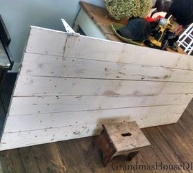covering up our incredible eye sore barn door closet, closet, diy, doors, outdoor living, woodworking projects
