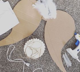 shabby angel wings diy, crafts, how to