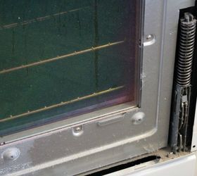 how to clean between the glass door on a maytag oven, appliances, cleaning tips