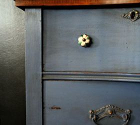 what to do with this rather dirty and sticky dresser, chalk paint, painted furniture, rustic furniture