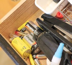 get a handle on all those stray batteries, cleaning tips, organizing, woodworking projects