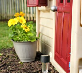 quick and easy playhouse makeover, outdoor furniture, outdoor living, painted furniture