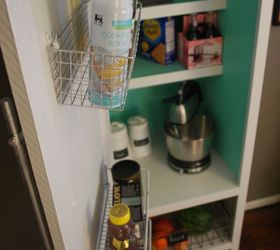 mobile pantry cabinet diylikeaboss, closet, diy, kitchen cabinets, organizing, painted furniture, storage ideas, woodworking projects