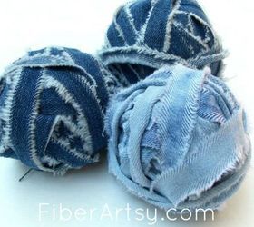 how to make denim yarn from old jeans, crafts, how to, reupholster