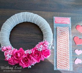 what can you do for valentine s day with 7 of dollar store supplies, crafts, seasonal holiday decor, valentines day ideas, wreaths