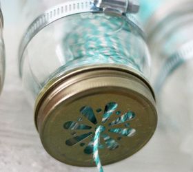 hanging mason jar craft supply storage, crafts, mason jars, organizing, storage ideas