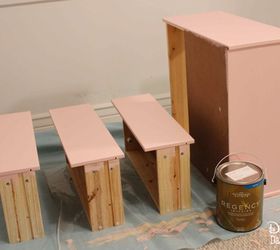 ribbon organizer ikea rast hack, craft rooms, organizing, painted furniture, storage ideas