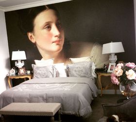 take an accent wall to a whole new level with a wall mural, bedroom ideas, painting, wall decor