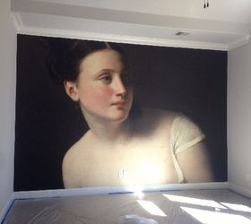 take an accent wall to a whole new level with a wall mural, bedroom ideas, painting, wall decor