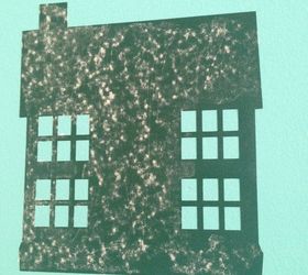diy chalkboard robot town wall decals project, bedroom ideas, chalkboard paint, wall decor