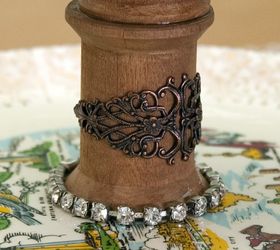 steampunk jewelry stand, crafts, organizing, repurposing upcycling, storage ideas