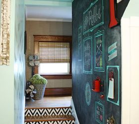 diy chevron painted stairs, painting, stairs