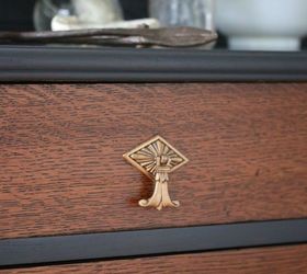 vintage dresser refinish before and after, painted furniture