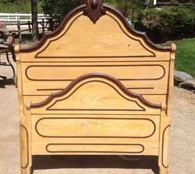 diy bed to bench, diy, how to, outdoor furniture, painted furniture, repurposing upcycling