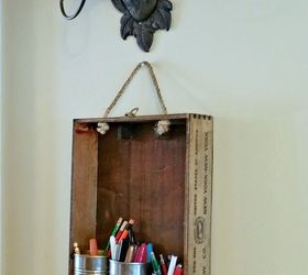 from junk to storage idea organized chalkboard, chalkboard paint, crafts, how to, organizing, repurposing upcycling, storage ideas