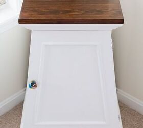 refinished flea market cabinet, painted furniture