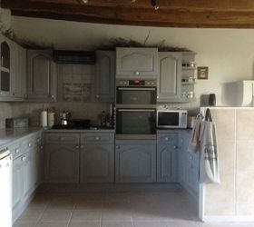 old french farmhouse, kitchen design, painting, rustic furniture