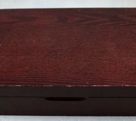 flatware box makeover, crafts, decoupage