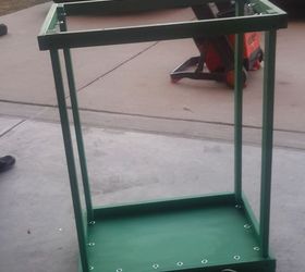 zoo stuffed animal storage side table organization 30dayflip, diy, organizing, painted furniture, storage ideas, woodworking projects