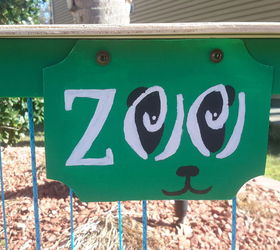 zoo stuffed animal storage side table organization 30dayflip, diy, organizing, painted furniture, storage ideas, woodworking projects