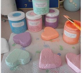 jumbo faux candy conversation hearts, crafts, seasonal holiday decor, valentines day ideas
