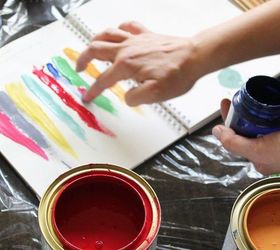 room paint diy drippy wall, chalk paint, painting, pallet
