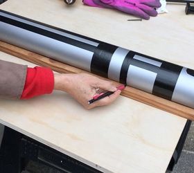 lightsaber headboard, bedroom ideas, diy, lighting, woodworking projects