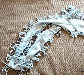 how to make a cool gift out of an old scarf, crafts, repurposing upcycling, reupholster
