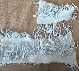 how to make a cool gift out of an old scarf, crafts, repurposing upcycling, reupholster