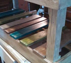 from shipping crate to beautiful table, diy, painted furniture, repurposing upcycling, woodworking projects