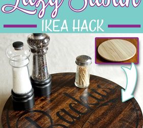 ikea hack how to easily personalize an 8 ikea lazy susan, crafts, how to, kitchen design