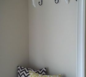 mudroom in a closet update, closet, diy, foyer, painting