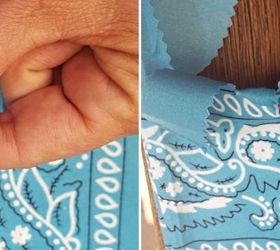 easy no sew bandana heart pillow, crafts, seasonal holiday decor, valentines day ideas