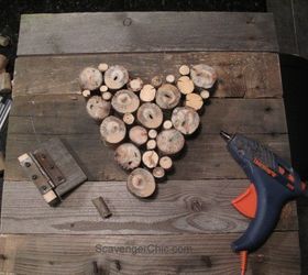 pallet wood and sticks valentine s heart, crafts, pallet, repurposing upcycling, valentines day ideas