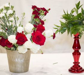 diy valentine s centerpiece, seasonal holiday decor, valentines day ideas