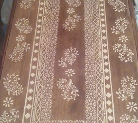 faux inlay coffee table, painted furniture