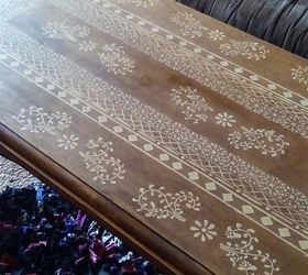 faux inlay coffee table, painted furniture
